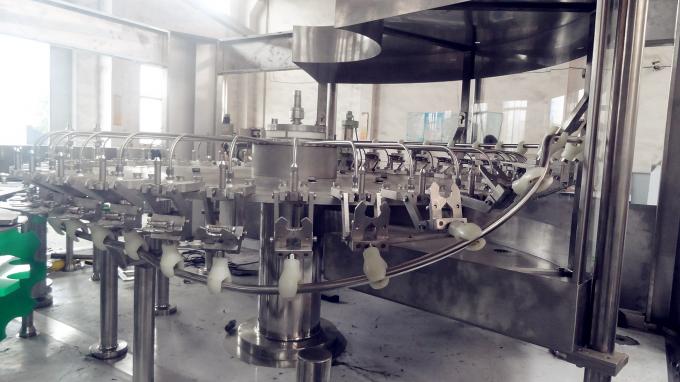 آلة تعبئة زجاجة عصير الفاكهة PLC التحكم الفولاذ المقاوم للصدأ SUS304 0