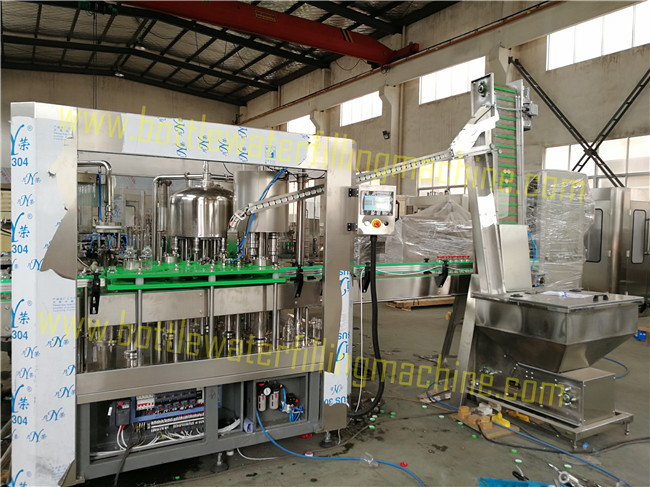 Green Tea , Black Tea , Juice , Glass Bottle Filling Machine 380v 50hz 2