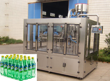 الصين Automatic Glass Bottle Sparkling Water / Soft Drink Filling Machine For PET Bottle المزود