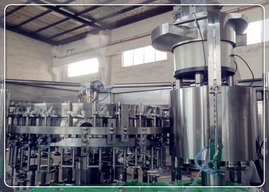 Adjustable Filling Volume Carbonated Drink Filling Machine / Carbonated Water Filler