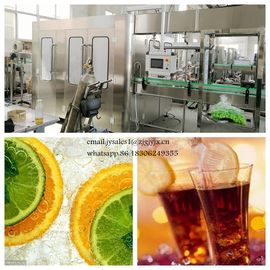 Complete Carbonated Soft Drink Filling Machine / Drink Bottling Machine
