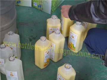PP / PET Bottle Corn Juice Filling Aluminum Foil Cutting / Sealing Machine